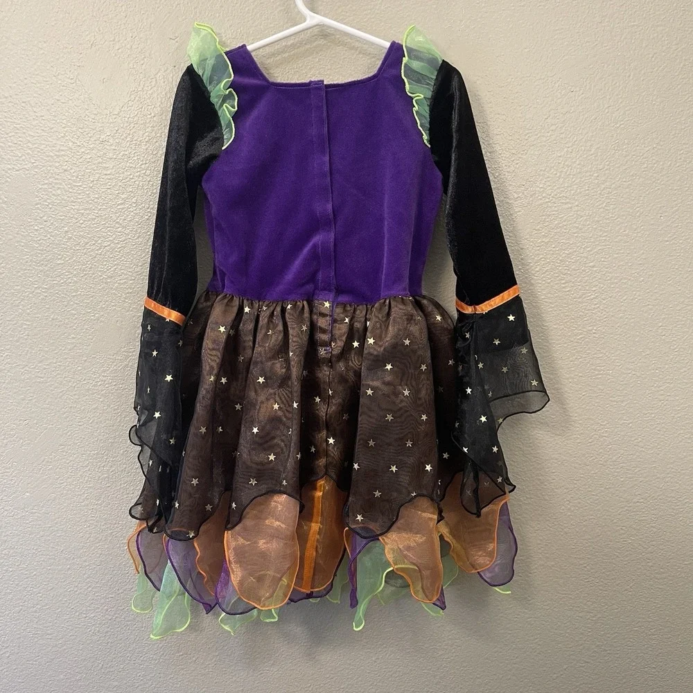 Koala Kids Toddler 3T Cute Witch Costume Flare Sleeve Multilayer Halloween EUC